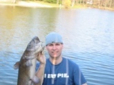 I caught this one in Freeburg IL. it weighed about 15 lb. I caught it on a chunk of raw bacon.