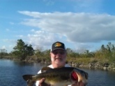 A nice Florida bass caught in the Glades with Guide Billybob Crosno RIP 4lbr  Thanks billy Bob  for the memories