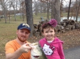 1st Bass of 2015 using a Chatter Bait for the first time. Caught in a private lake on 3/23 in Missouri.