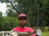 large mouth bass caught in Kenny park Hartford Connecticut