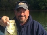 A nice PA LM Bass caught on a Ned Rig (BPS 3.5