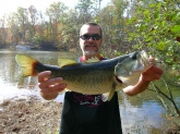 Joey Williams caught this bass from a north Georgia lake with a spinnerbait. Measured almost 23 inches in length!