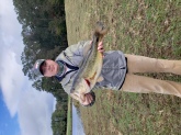 Cold rainy day but the big girls were out to play.6.8lbs