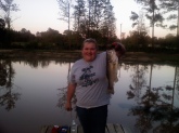i caught this fish in my pond.she is about 4 pounds and 21inches long