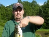 I caught this fish at a local lake using a Berkley Bungee worm(Pumpkinseed).