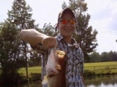 5lb largemouth caught in the acre pond.