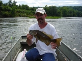 Four pound smallmouth,from the staunton river, one of central virginia's most overlooked fisheries