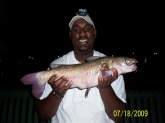 caught by terrel in collierville, tn. using a small bass as bait.