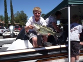 hey this is garrett sorchy again i caught this fish during my tournament at lake morena in california it weighed 51/2 pounds this isnt the end of my big catches