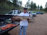 Went fishing with my dad and had to show him how it's done, caught 8/15/09 at Cheesman res. in Colorado.