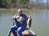 Bill, this man should look familiar.  It is my father, Glenn Combs.  He caught this at his farm in McNairy County in a lake you and he fished before.