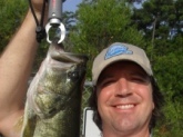 I caught this bass on 9/13/09 in a pond in downtown Myrtle Beach, S.C. around 8:30am. I was fishing with a lipless crank bait around 10ft down. He weighed 5.2 lbs.