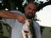 I caught this Bass in my back yard pond, he was 9 lbs 4 ozs