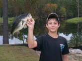 three poound six ounce bass in lake upchurch