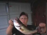 caught the fish in a  farm pond in reidsville  nc caught on on a zoom 12 inch limetruese trick worm  it weighed bout 4 1/2 to 6 pounds i realy dont know   but it put up a hecka of a fight