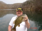 Smallmouth--Dale Hollow Tennessee--My brother and I go every spring from Ohio--I've caught many big fish here. The biggest was 21