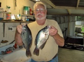 My old buddy Ty with just a couple of Crappie from Lake Eufala. What an awesome place.