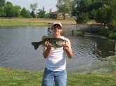 This 6-7 pound bass was caught out of my 5-acre pond. Caught with a BooYah Buzzbait